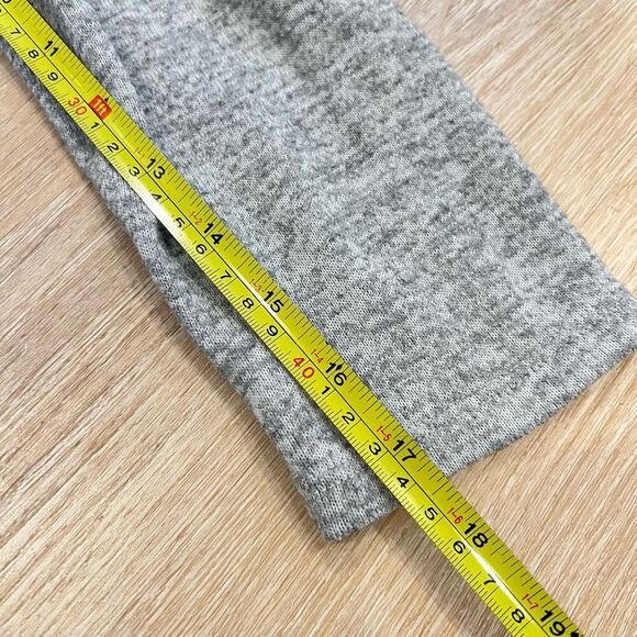 Cable & Gauge Heather Gray Long Sleeve Tie Knot Waist Sweater, Women’s Medium - Picture 6 of 10